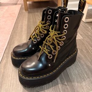 Dr. Martens Black Platform Boots